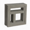 Gạch bông gió CTS BG 19 xám BM-009-G Maze 2 5 Gạch bông gió cts bg 19