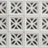 Gạch bông gió CTS BG 109.1 màu trắng BM-001-W Flower 19 Gạch bông gió BG 109.1