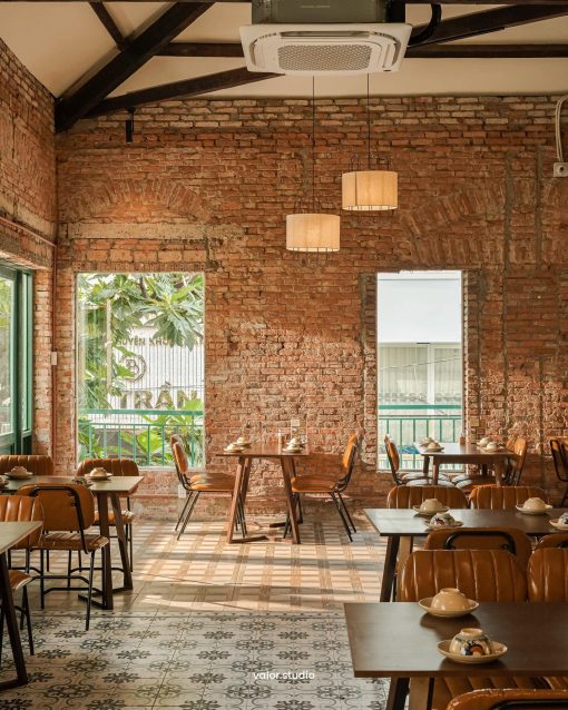 Gạch thẻ ốp tường giả cổ đất nung