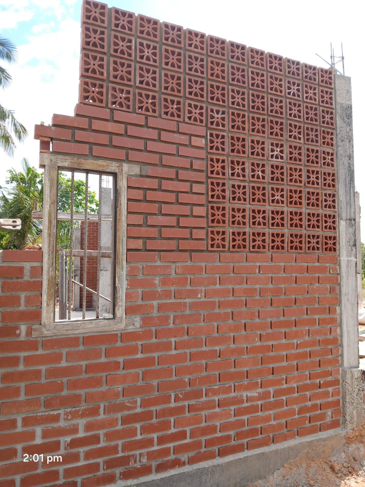 Thi công xây gạch thông gió trang trí mặt tiền đẹp Thi công xây gạch thông gió trang trí mặt tiền đẹp