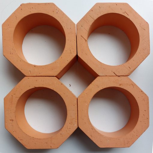 Top Những Mẫu Gạch Bông Gió Đất Nung Bắt Mắt 9 Gạch bông gió đỏ đất nung Tám Góc