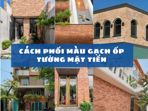 5 Cách Phối Màu Gạch Ốp Tường Mặt Tiền Chuẩn Xu Hướng 56 cach phoi mau gach op tuong mat tien 1