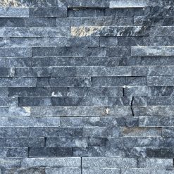 Đá ghép đen ánh kim ốp tường 10×50 CTS-DOT-TN-110