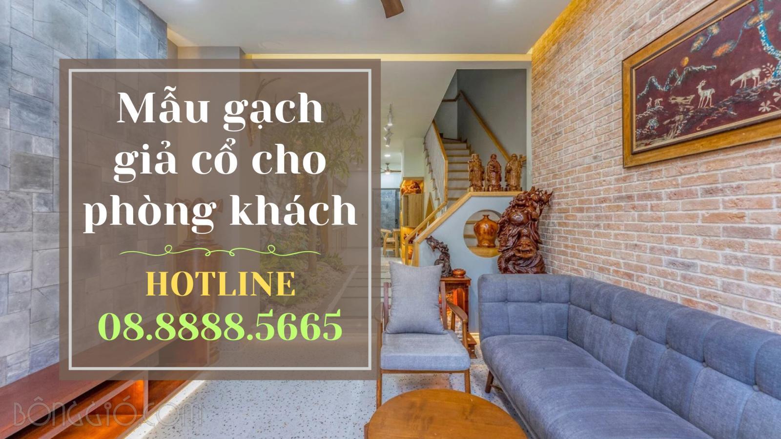 Mẫu gạch giả cổ đẹp cho phòng khách Mẫu gạch giả cổ đẹp cho phòng khách