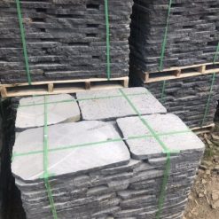 Đá thớt bước dậm tổ ong xám trang trí CTS-DLS-125