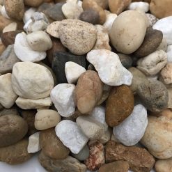 Mẫu Sân Vườn Rải Sỏi Tự Nhiên Đẹp, Giải Quyết Triệt Để Bài Toán Thoát Nước 89 Sỏi đa sắc trang trí sân vườn CTS-SSV-30
