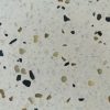 Gạch đá mài thạch anh vàng đen 20mm và trắng xám 2-3mm nền trắng ST01-TAVD20 4 Gạch đá mài thạch anh vàng đen 20mm và trắng xám 2-3mm nền trắng ST01-TAVD20