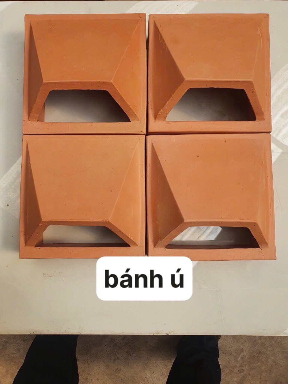Gạch bông gió bánh ú đất sét nung Gạch bông gió bánh ú đất sét nung