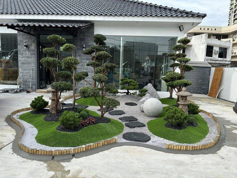 Mẫu Sân Vườn Rải Sỏi Tự Nhiên Đẹp, Giải Quyết Triệt Để Bài Toán Thoát Nước 64 mau san vuon rai soi tu nhien dep 14